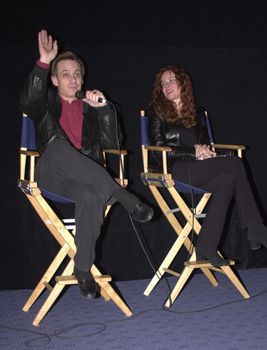 Steve Railsback and Barbara Hershey at the American Cinematheque's screening of "The Stunt Man" in Hollywood, 02-18-00