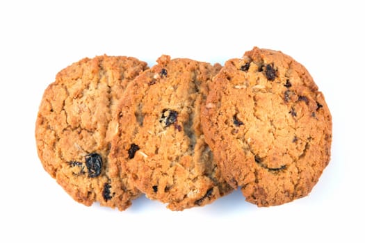 Cookies Isolated And On White The Background