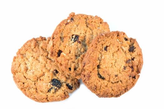 Cookies Isolated And On White The Background