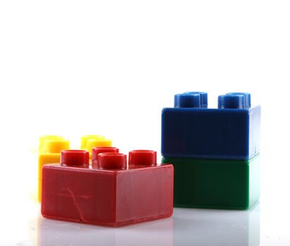 Building Blocks Isolated On White
