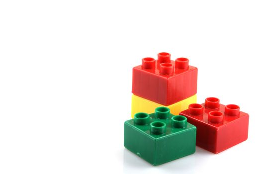 Building Blocks Isolated On White