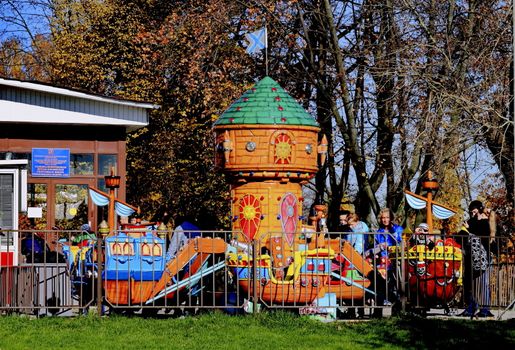 children's Playground, amusement rides