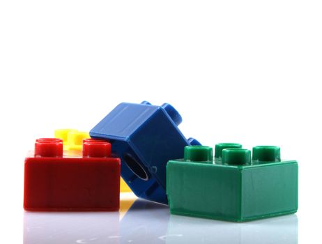 Building Blocks Isolated On White