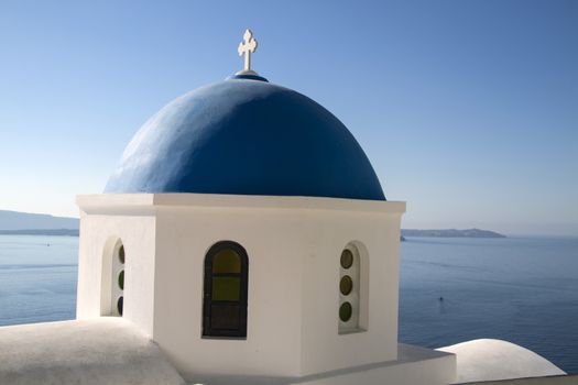 Church in Oia - Santorini island Greece 