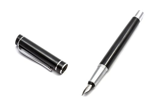 Black pen isolated on white background