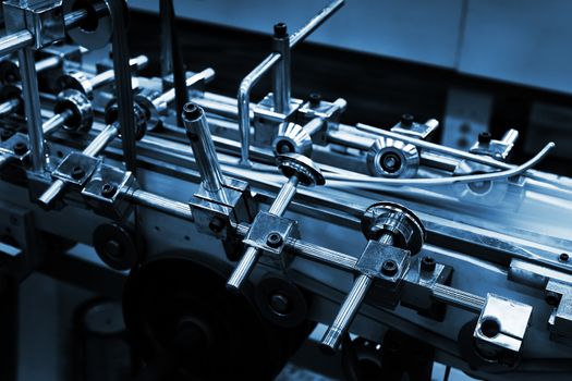 The equipment for a fastening of magazines in a modern printing house