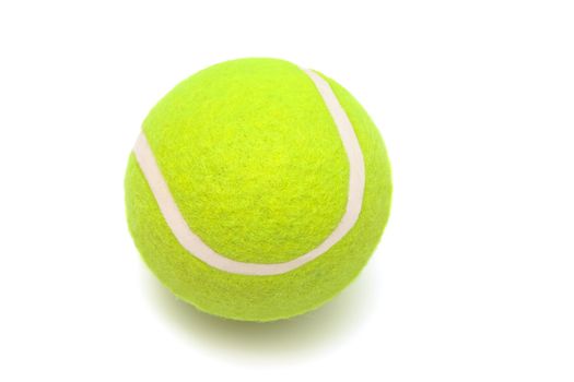 modern tennis ball on a white background