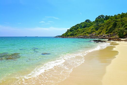 nature scene tropical beach and sea in koh samed island Thailand 
