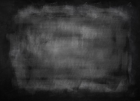 Chalk rubbed out on blackboard