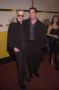 Stan Lee and Dean Cain at the Hollywood Media Convergence Gala, 02-29-00