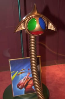 Original props at the American Cinematheque's screening of "War of the Worlds" in Hollywood, 02-12-00