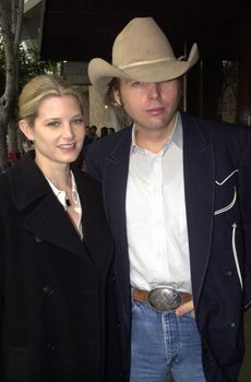 Dwight Yoakum and Bridget Fonda at the Gibson Guitar Awards, Hard Rock Cafe Beverly Hills, 02-22-00