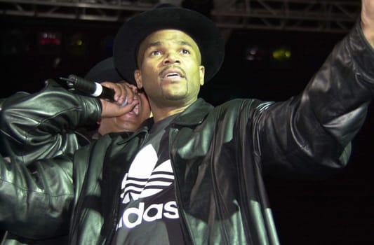 RUN DMC at the Swatch Wave Tour surf competition and rock concert at the Queen Mary in Long Beach, 02-02-00