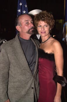 Donna Sparks and husband Steve Sparks at the JAG 100th Episode Party, Spago, 02-07-00
