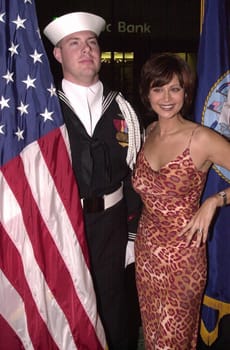 Catherine Bell at the JAG 100th Episode Party, Spago, 02-07-00