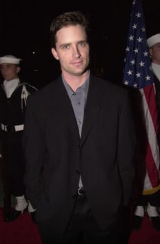 Chuck Carrington at the JAG 100th Episode Party, Spago, 02-07-00