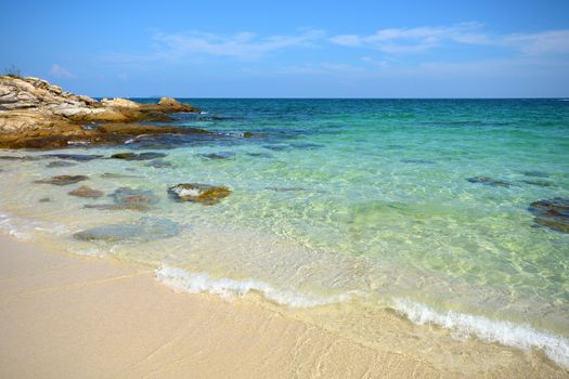 nature scene tropical beach and sea in koh samed island Thailand 
