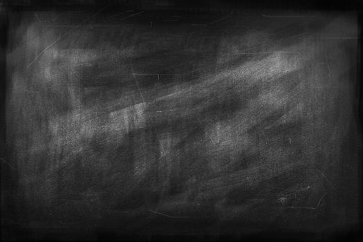 Chalk rubbed out on blackboard