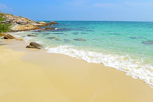 nature scene tropical beach and sea in koh samed island Thailand 
