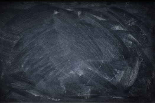 Chalk rubbed out on blackboard