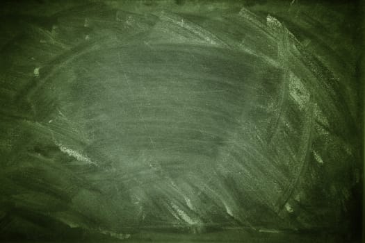 Chalk rubbed out on blackboard