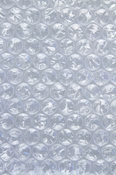 Closeup of plastic bubble wrap