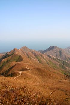 Countryside landscape in Hong Kong, Asia