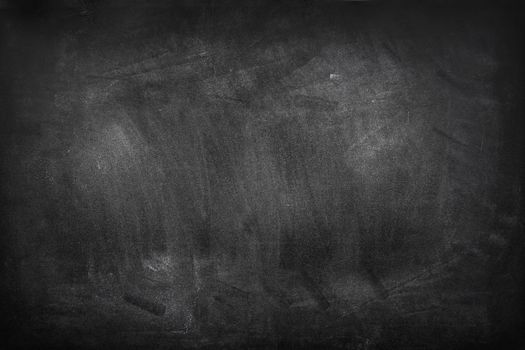 Chalk rubbed out on blackboard 