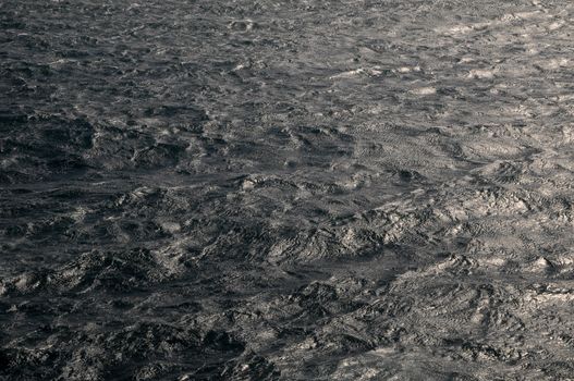 Blue Water Texture Pattern at Noon on the Atlantic Ocean