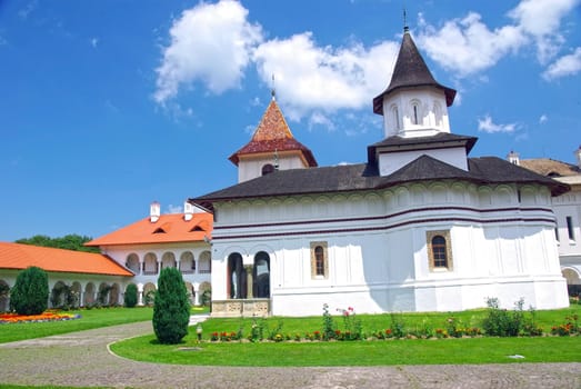 The orthodox monastery of Sambata in Romania.