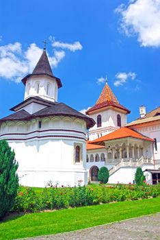 Old orthodox monastery at Sambata, Romania.