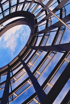 The Cupola on top of the Reichstag building in Berlin