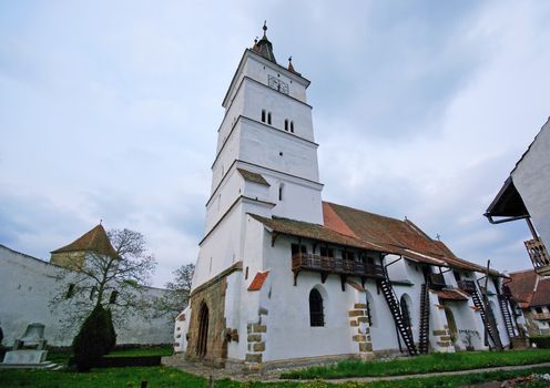 Medieval Saxon fortress of Harman in Transylvania