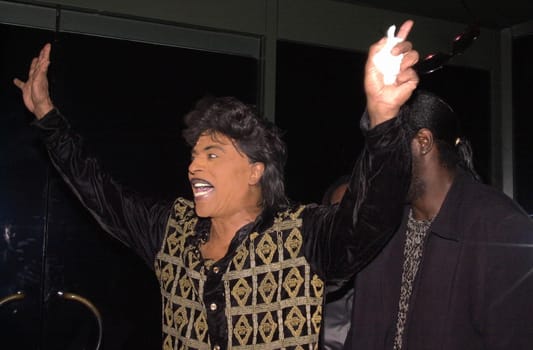 Little Richard at the premiere of "It's Black Entertainment" in Hollywood, 02-09-00