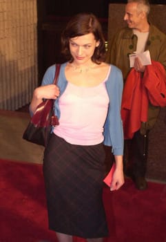 Milla Jovovich at the premiere of Dimension Film's "Scream 3" in Westwood, 02-02-00