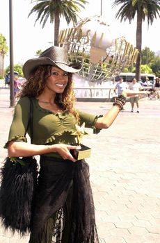 Traci Bingham at the "Battletop" Universal Challenge in Universal City. 07-22-00