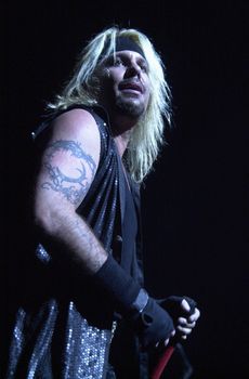 Vince Neil in concert at the Universal Ampitheater. 07-01-00