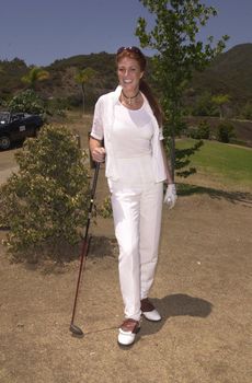 Angie Everhart at the 2nd Annual Surf & Turf Golf Tournament in Malibu. 07-24-00