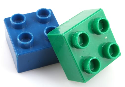 Building Blocks Isolated On White