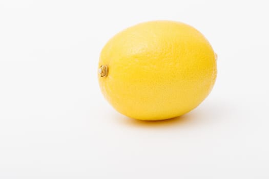 lemon on a light background. studio photo