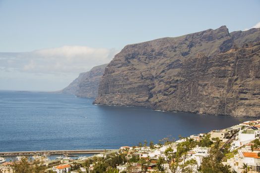 The cliffs called Los Gigantes on Tenerife, Canary Islands
