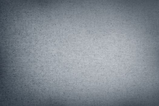 Closeup of grey canvas texture