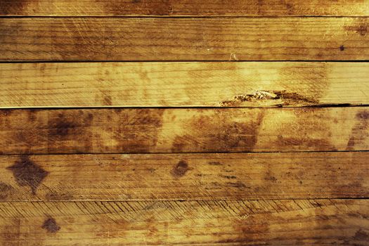 Closeup of grain in wooden planks