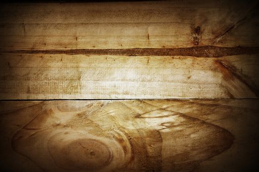 Closeup of wooden planks background