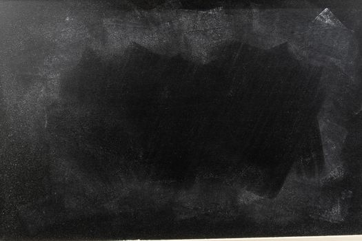 Chalk rubbed out on blackboard