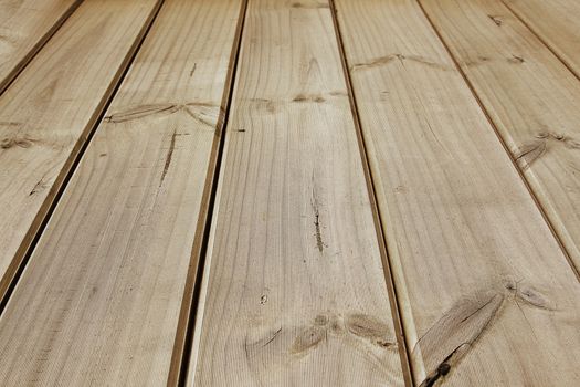 Closeup of wooden floor boards