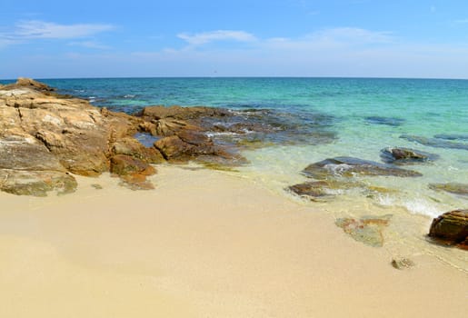 nature scene tropical beach and sea in koh samed island Thailand 
