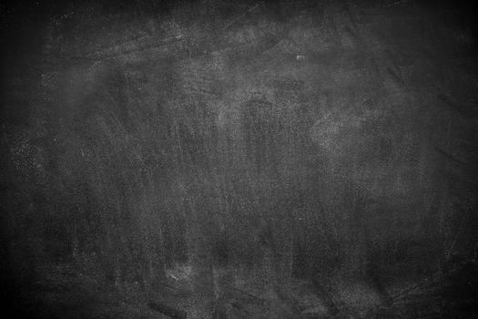 Chalk rubbed out on blackboard