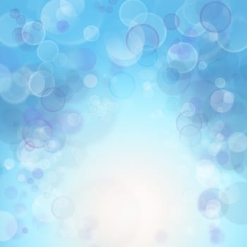 Circles on blue color background
