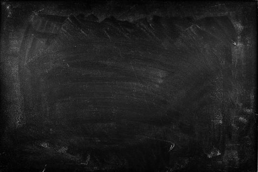 Chalk rubbed out on blackboard